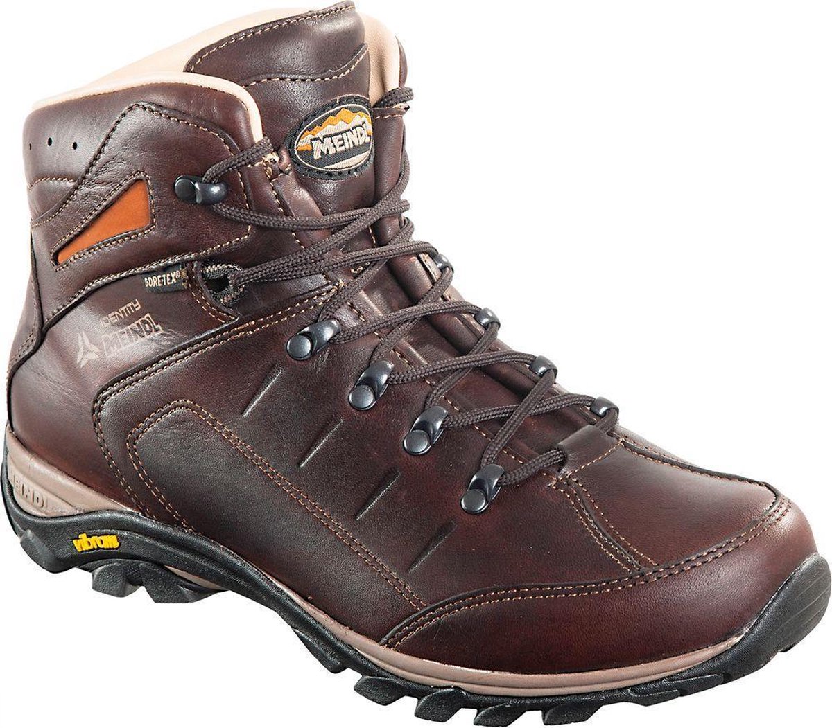 Meindl Tessin Lady Identity 46 dunkelbraun Schoenen Wandelschoenen Halfhoge schoenen Rood
