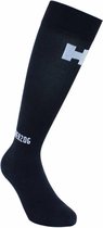 Chaussettes de compression Herzog Pro noir / argent - 36-39, longueur de jambe