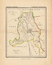 Historische kaart, plattegrond van gemeente Nieuwstadt in Limburg uit 1867 door Kuyper van Kaartcadeau.com