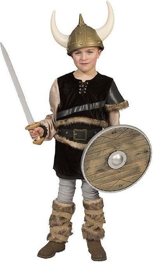 Piraat & Viking Kostuum | Kolbein Viking Hafnarfjordur | Jongen | Maat 164 | Carnaval kostuum | Verkleedkleding