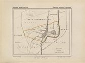 Historische kaart, plattegrond van gemeente Broek op Langedijk in Noord Holland uit 1867 door Kuyper van Kaartcadeau.com