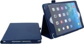 Apple iPad mini 4 Leather Stand Case Donker Blauw Dark Blue