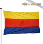 Noord Hollandse Vlag Noord Holland 100x150cm - Kwaliteitsvlag - Geschikt voor buiten