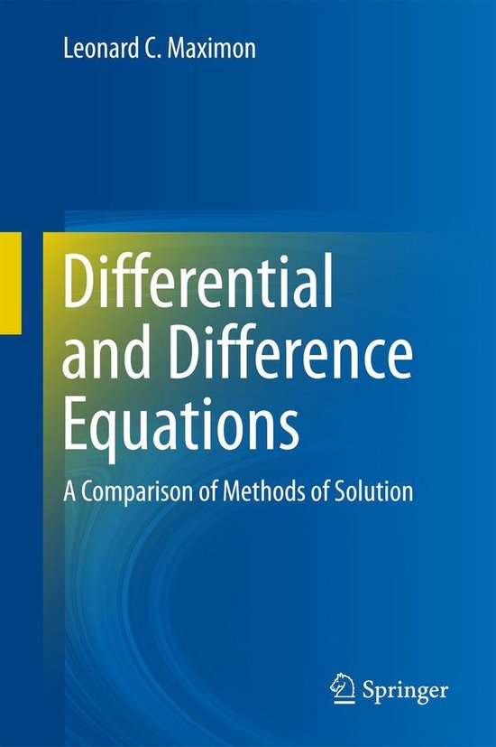Differential and Difference Equations (ebook), Leonard C. Maximon