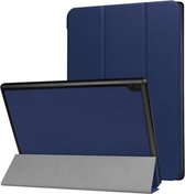 Tri-Fold Book Case - Lenovo Tab 4 10 Hoesje - Blauw