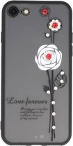 Love Forever Hoesjes voor iPhone 8 Wit
