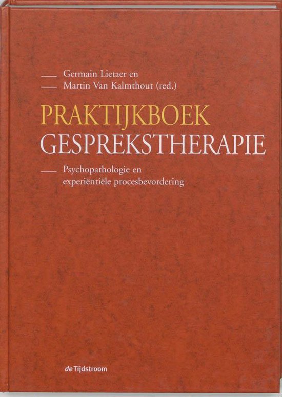 Cover van het boek 'Praktijkboek gesprekstherapie / druk 1'