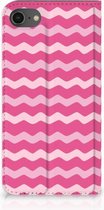 iPhone 7 | 8 Hoesje Standcase Waves Pink
