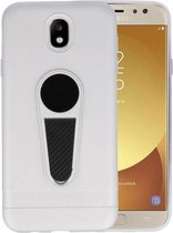 Microfoon series voor hoesje Samsung Galaxy J7 2017 Zilver