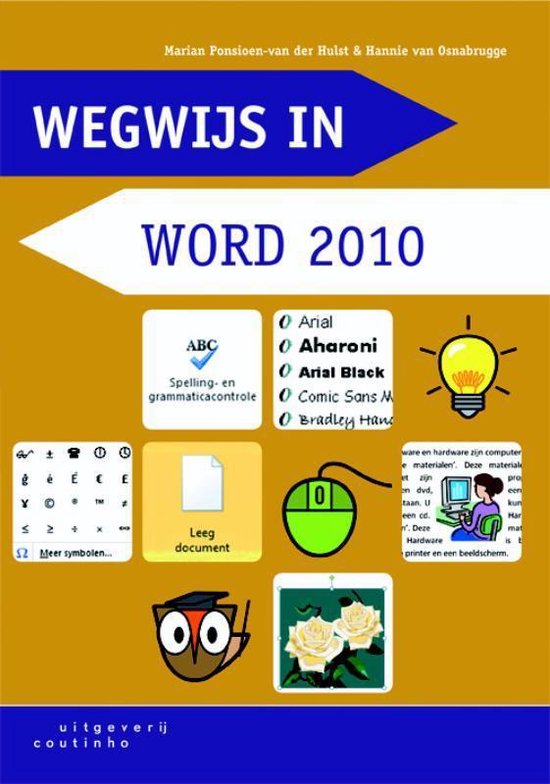 Cover van het boek 'Wegwijs in  / Word 2010' van Marian Ponsioen-van der Hulst