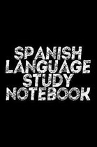 Spanish Language Study Notebook