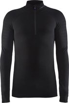 Craft Active Intensity Zip Thermoshirt Heren - Black