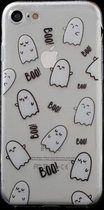 iPhone SE 2020 / iPhone 8 / iPhone 7 (4.7 Inch) - hoes, cover, case - TPU - Transparant - Spookjes