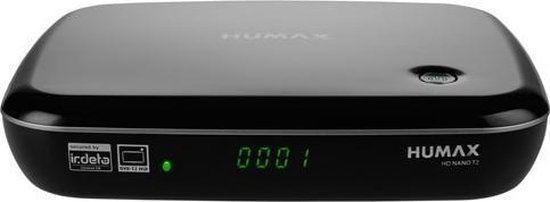 Humax HD NANO T2 TV set-top box Kabel, Ethernet (RJ-45) Full HD Zwart | bol