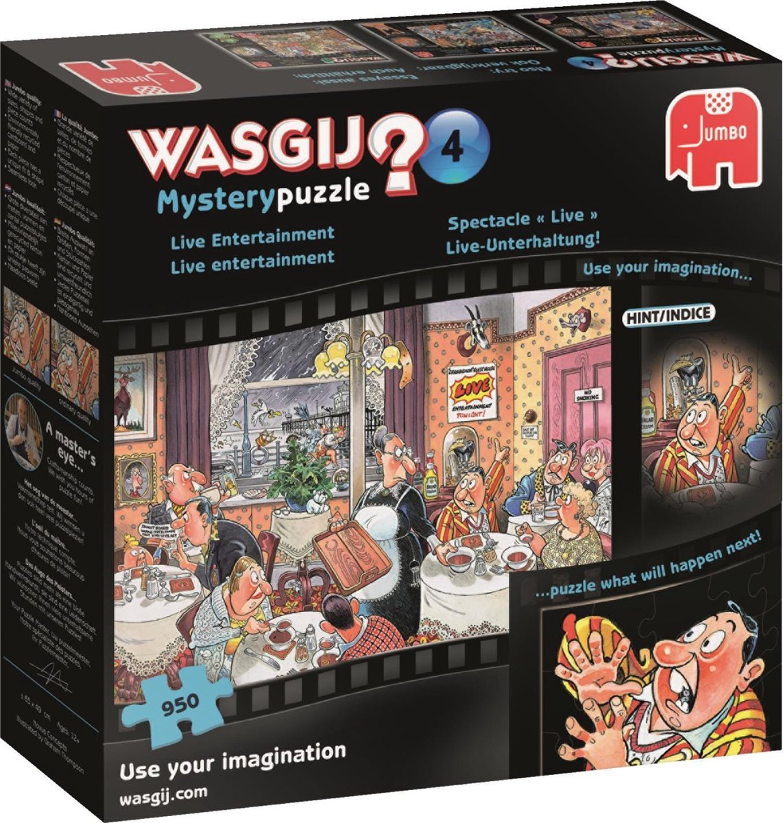 Wasgij Mystery 4 Live Entertainment puzzel - 950 Stukjes