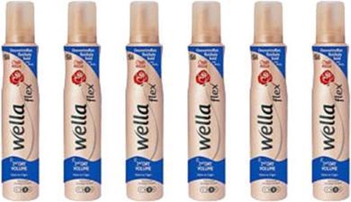 Wella Flex 2nd Day Volume Extra Strong 6x200ml Mousse