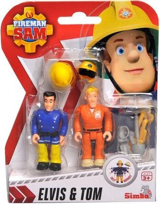 Brandweerman Sam Speelfiguren - Elvis en Tom | bol.com