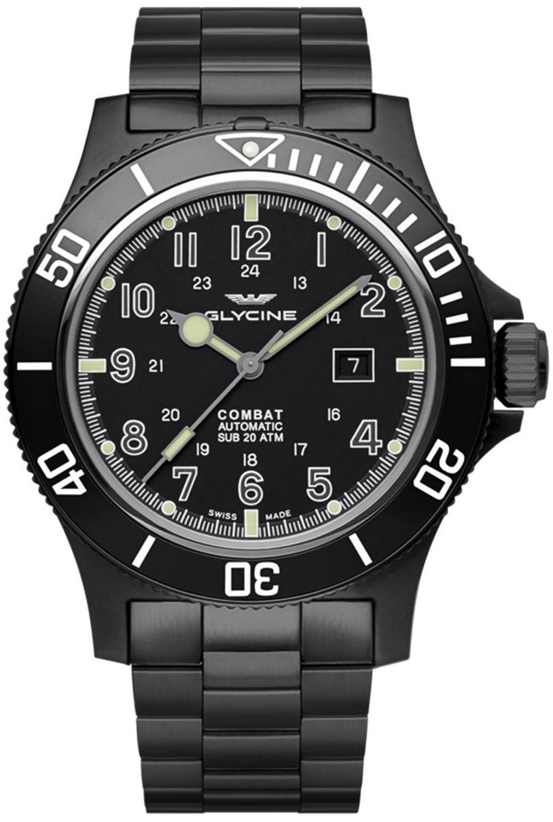 Glycine combat sub 48 GL0096 Man Automatisch horloge