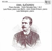 Lars Roos, Leo Berlin, Greta Eriksson, Lars Sellergren - Sjögren: Violin Sonatas 1 & 2 / Piano Sonata (CD)