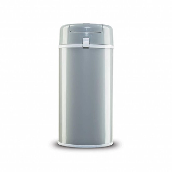 DiaperPail - Soft Grey - Luieremmer met speciale luiersluis - Werkt met normale vuilniszakken