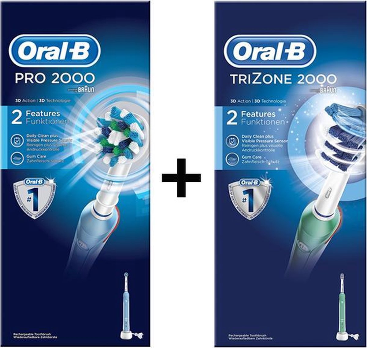 Oral-B 2000 DUOSET + TRIZONE Elektrische tandenborstel | bol.com
