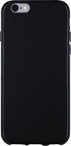 geschikt voor iPhone 6(S) Blanco Softcase Mat Zwart