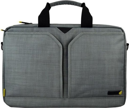 Laptoptas 15–16 inch Zwart, Schouderriem & 8 Opbergvakken