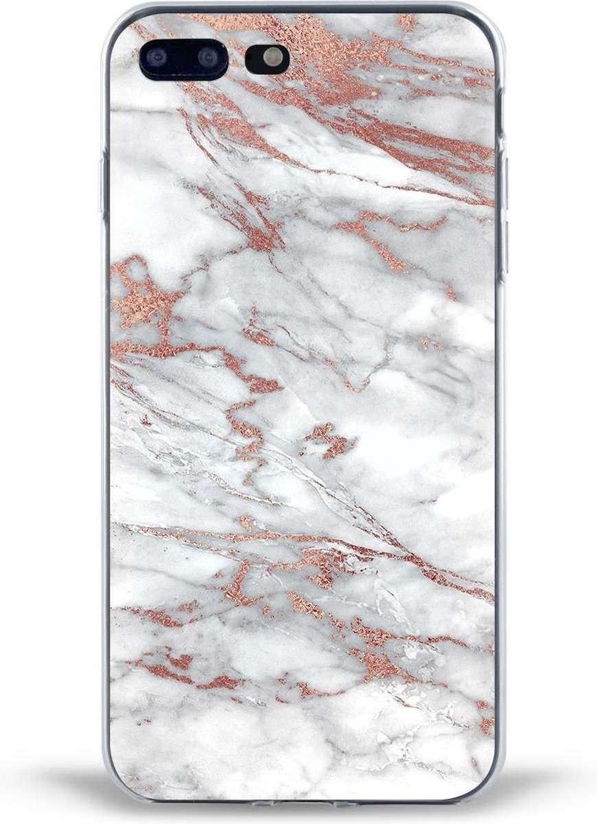 iPhone 7 Plus Copper Marble Case