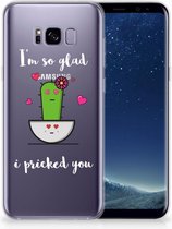 Geschikt voor Samsung Galaxy S8 Plus TPU siliconen Hoesje Design Cactus Glad