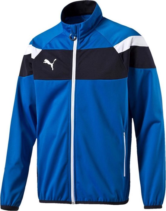 Puma Trainingsjas - Maat S  - Mannen - blauw/zwart/wit