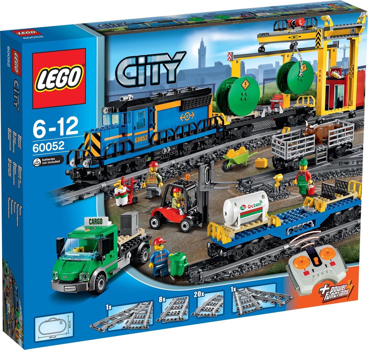 Harden haag Amfibisch LEGO City Vrachttrein - 60052 | bol.com