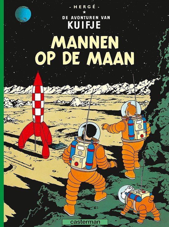 De avonturen van Kuifje 17: Mannen op de maan - cover