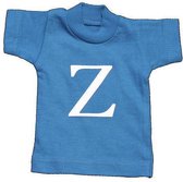 Naamslinger Lettershirts blauw Z