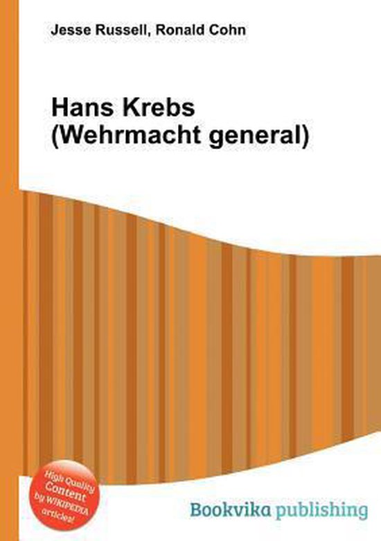 Hans Krebs (Wehrmacht General) 9785511054186 Boeken