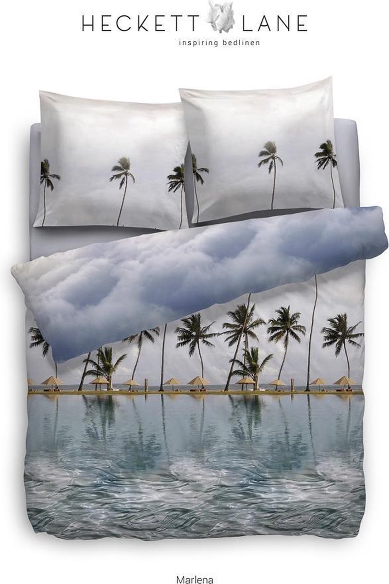 Heckettlane HNL Pure Cotton Marlena Dekbedovertrek - Blauw