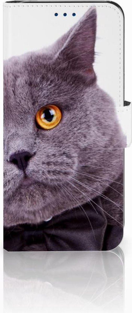 Samsung Galaxy S8 Telefoonhoesje met Pasjes Kat