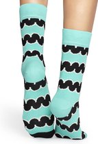 Happy Socks sokken Squiggly groen zwart Unisex - Maat 36-40