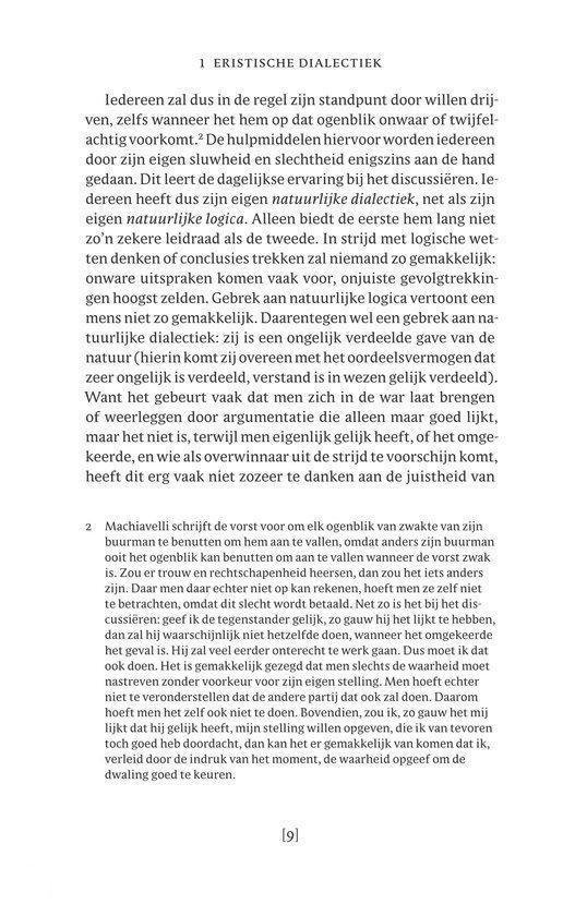 De kunst van het gelijk krijgen