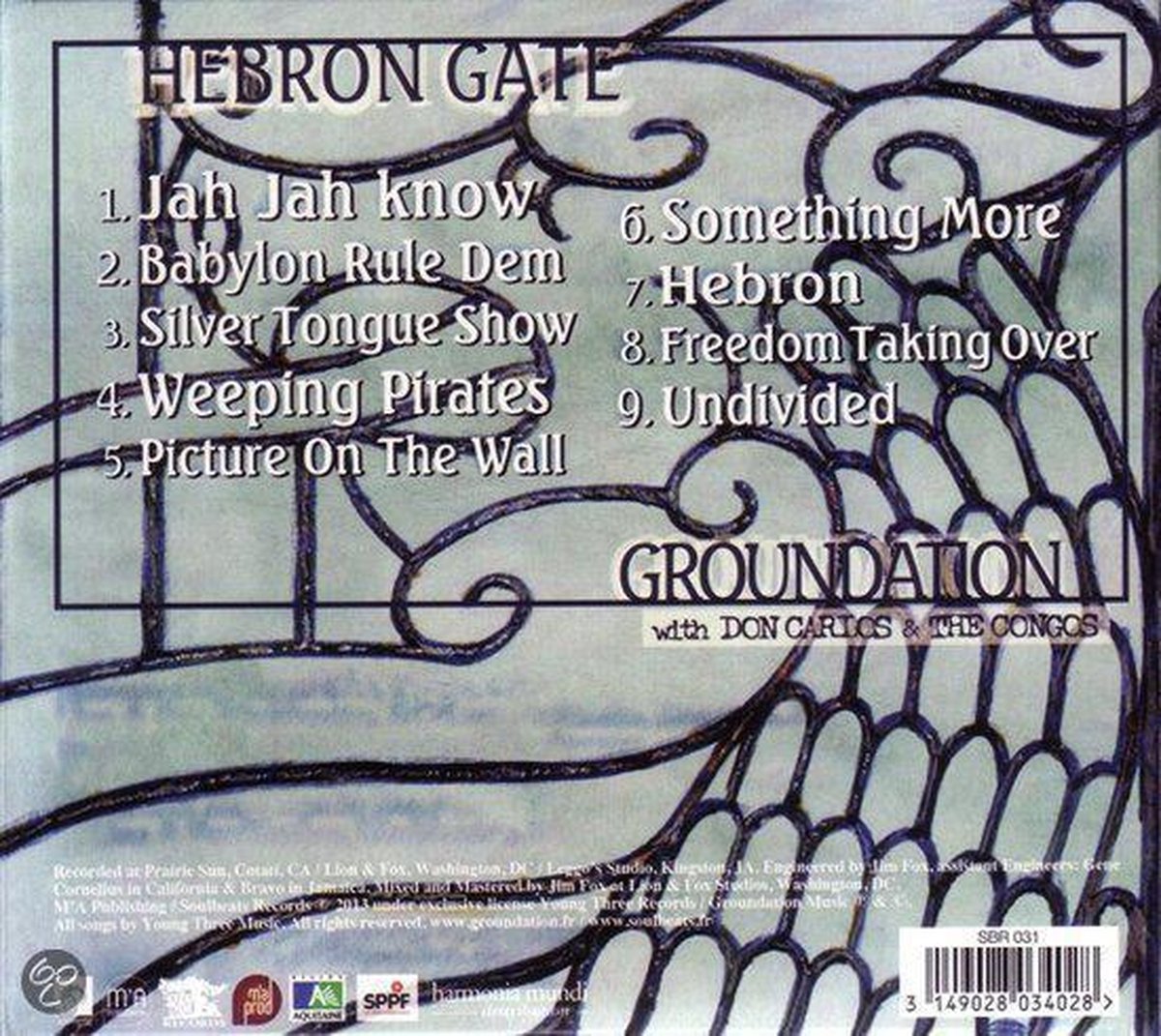 Hebron Gate, Groundation CD (album) Muziek
