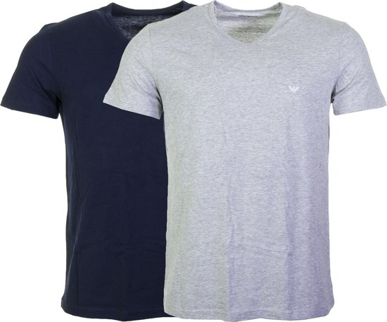 Emporio Armani T-shirt - Mannen - blauw/grijs