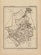 Historische kaart, plattegrond van gemeente Vught in Noord Brabant uit 1867 door Kuyper van Kaartcadeau.com