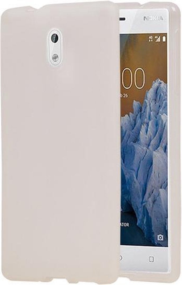 BestCases.nl Nokia 3 TPU back case hoesje transparant Wit