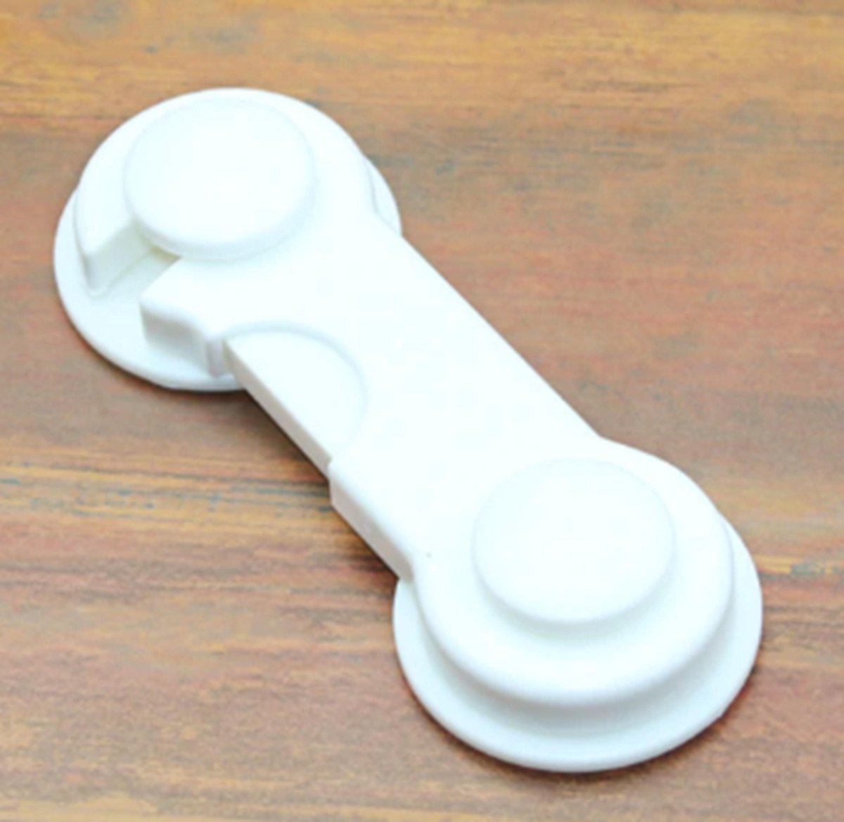 Image of 2 Deur Ladeslot voor Kast, Koelkast - Kinderslot - Baby Safety - Lock – Babylock - Veiligheidshaakje – Babyslot – Kleur: Wit