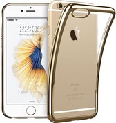 Plating Bumper Soft Flexible hoesje iPhone 7 goud