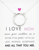 Wenskaart voor mama -kaart met sieraad - wenskaart met ketting - moederdag  cadeau -... | bol.com