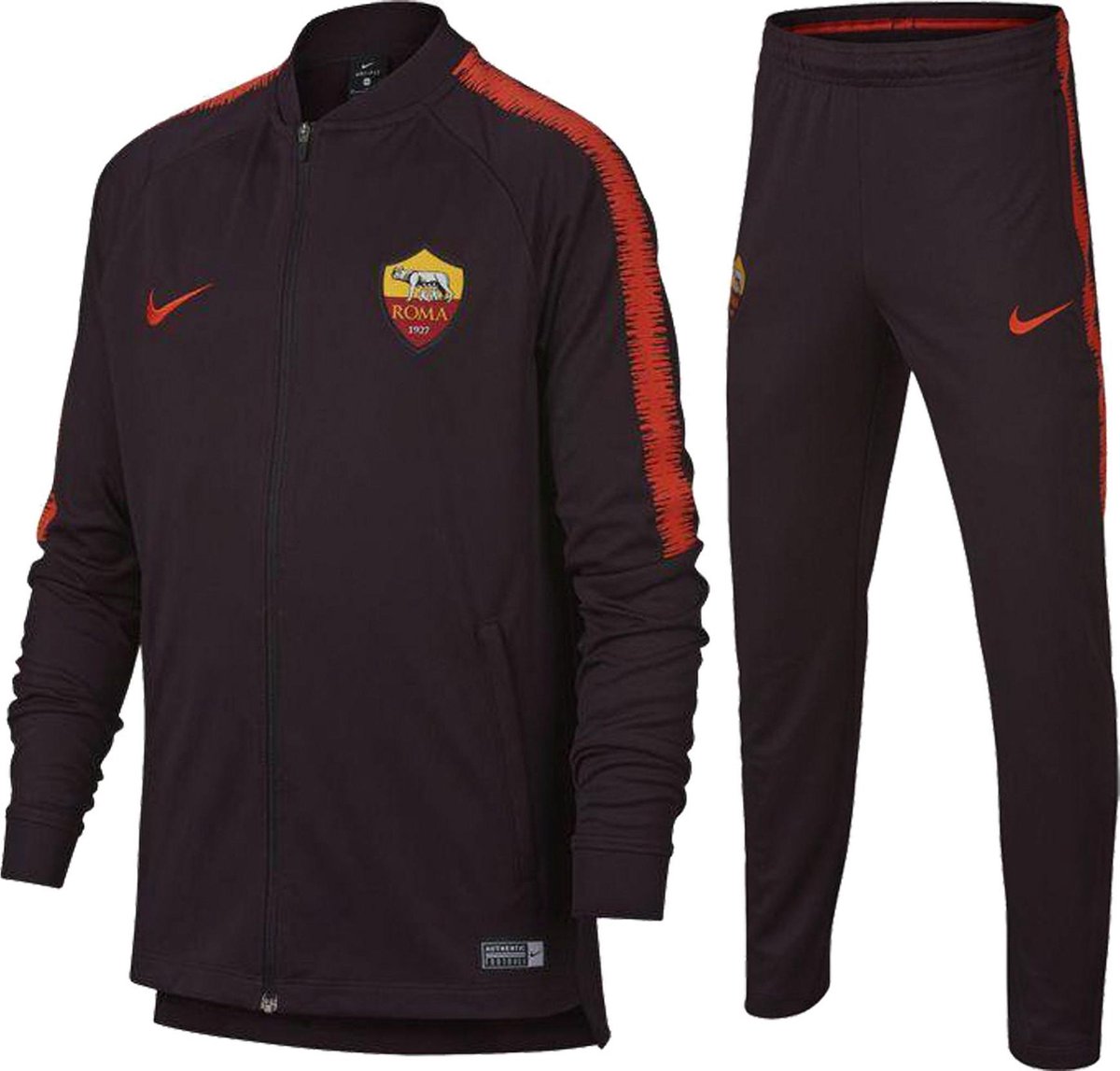 Nike Roma Trainingspak - Maat 158 - Unisex - bordeauxrood | bol.com