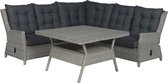 Garden Impressions - Milwaukee - hoek lounge/diningset  4-delig - passion willow