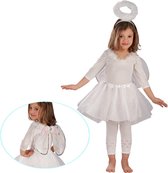 CARNIVAL TOYS - Witte en zilverkleurige engelen set voor meisjes - Accessoires > Supporter Kit