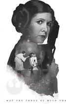 Star Wars Princess Leia May The Force Be With You - Maxi Poster
