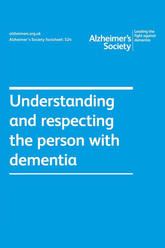 Alzheimer's Society factsheets 524 - Alzheimer’s Society f ... - cover
